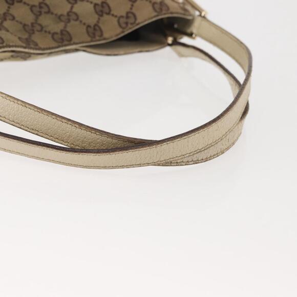 GUCCI GG Canvas Tote Bag Beige Gold - Picture 7 of 12